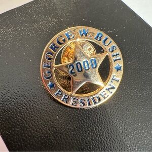 George W. Bush 2000 Presidential Pin